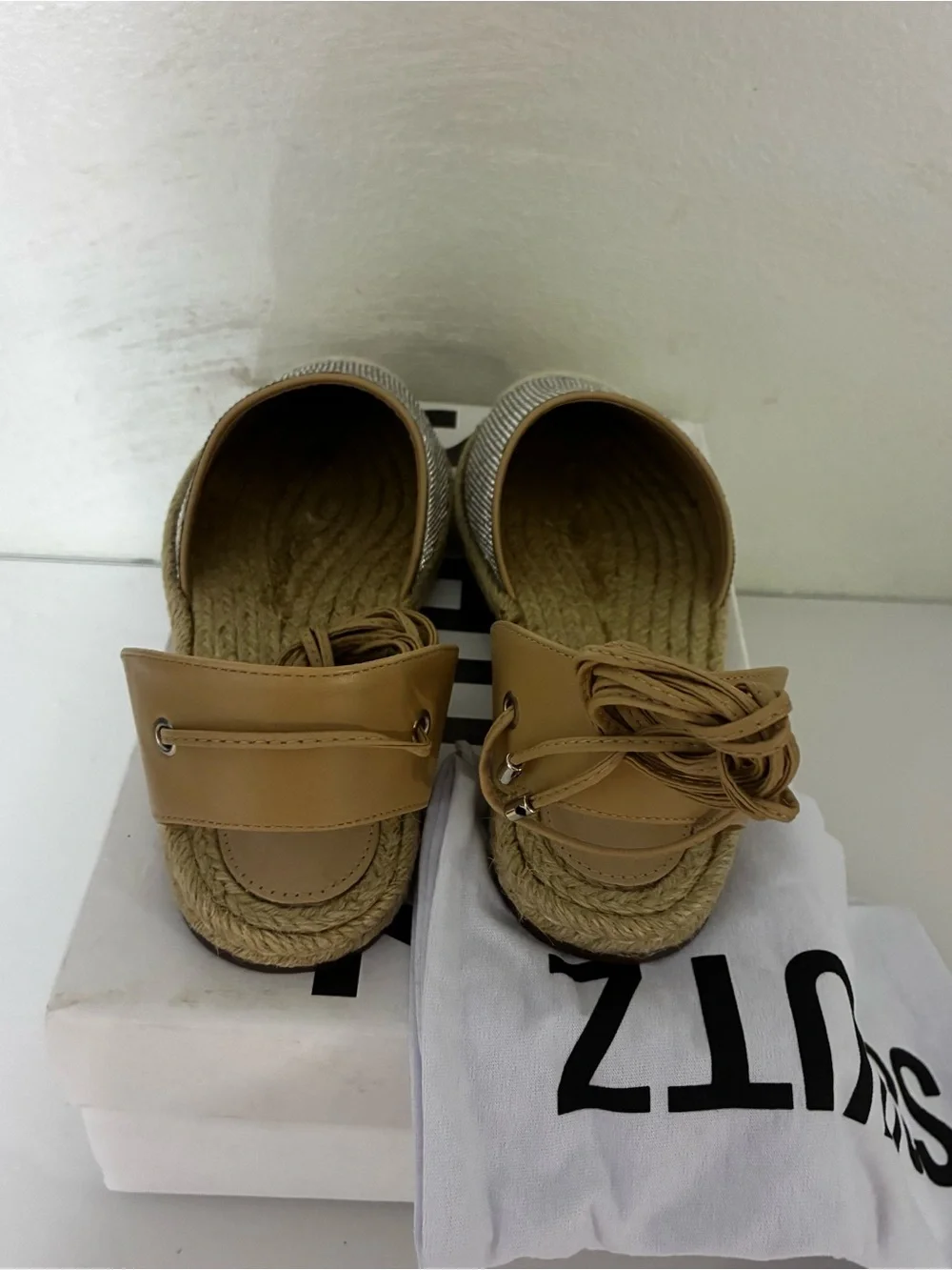 SCHUTZ slip espadrilles